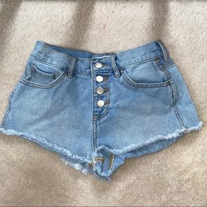 High wasted Pacsun Jean shorts